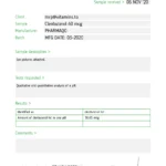 Clenbuterol - PharmaQo Labs Clen tablets, Laboratory Test Results #1 by Steroiduck.com - Not sponsored.