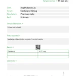Clenbuterol - PharmaQo Labs Clen tablets, Laboratory Test Results #2 by Steroiduck.com - Not sponsored.
