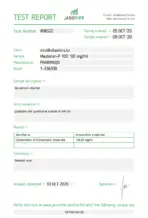 Masteron Propionate (Drostanolone Propionate) PharmaQo Labs - Laboratory Test results No. 3 made by Steroiduck Store.