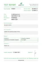 Masteron Propionate (Drostanolone Propionate) PharmaQo Labs - Laboratory Test results No. 4 made by Steroiduck Store.
