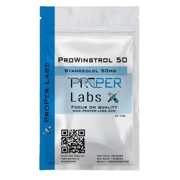 Proper Labs ProWinstrol 50mg - High Quality Stanozolol Tablets sachet