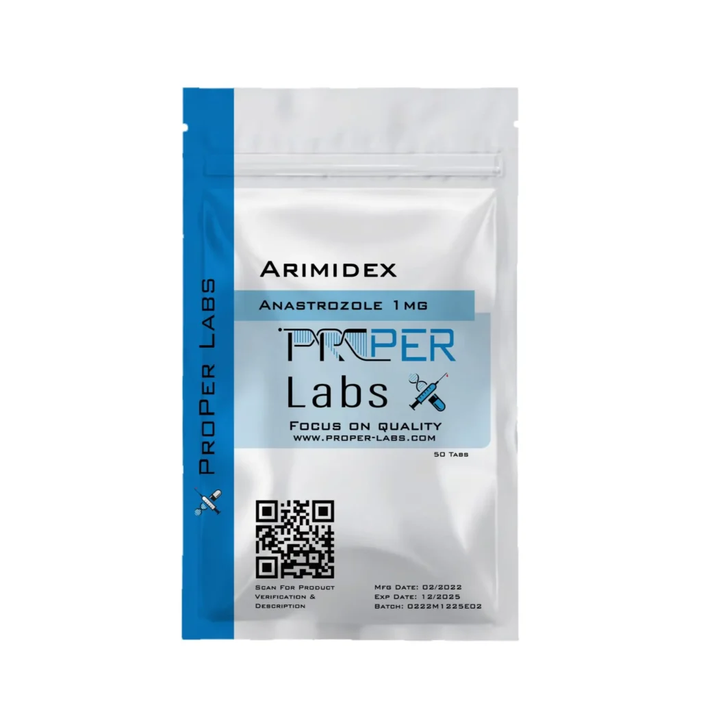 Tablets Arimidex (Anastrozole 1mg) by Proper Labs