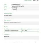 Testosterone Enanthate (Testoviron) by PharmaQo Labs - Laboratory Test Results #3 made by Steroiduck.com - Not sponsored.