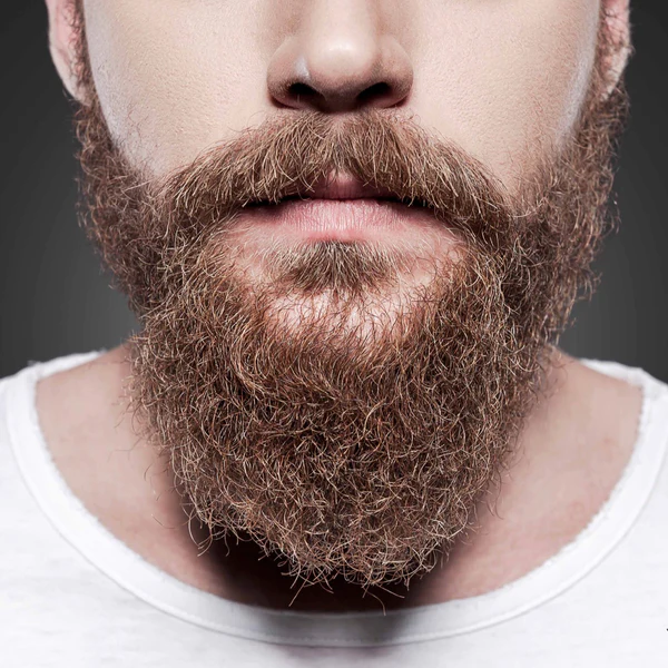 Excessive men beard hair growth after steroid use