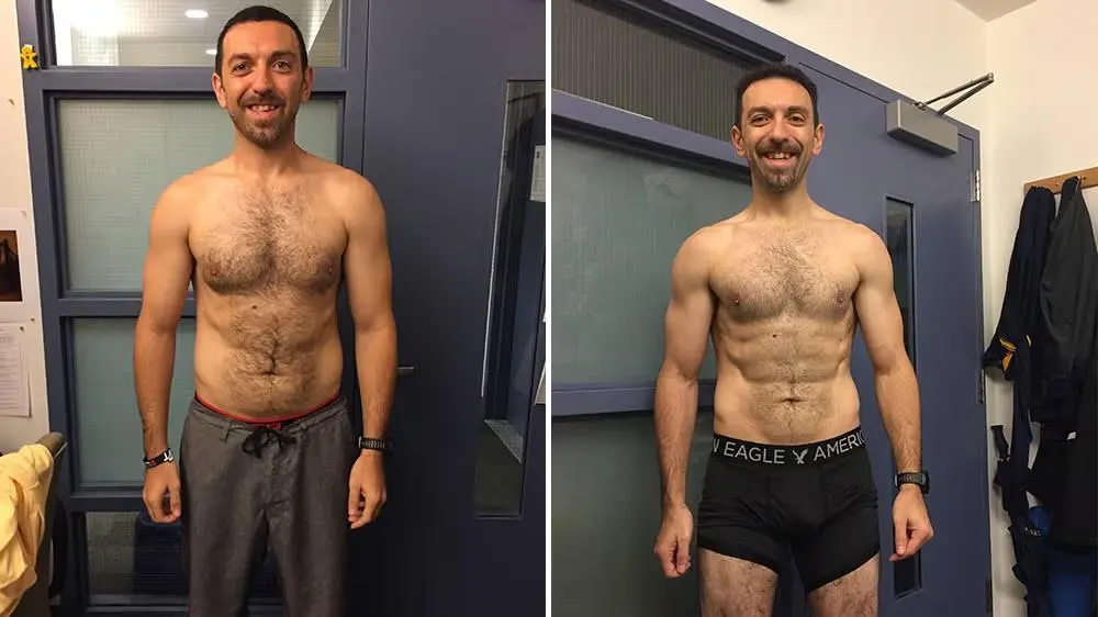 Tony 8 Weeks Hexarelin Before And After Image