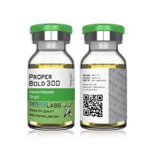 Proper Labs Boldenone (Equipoise) 300mg vial with green label.