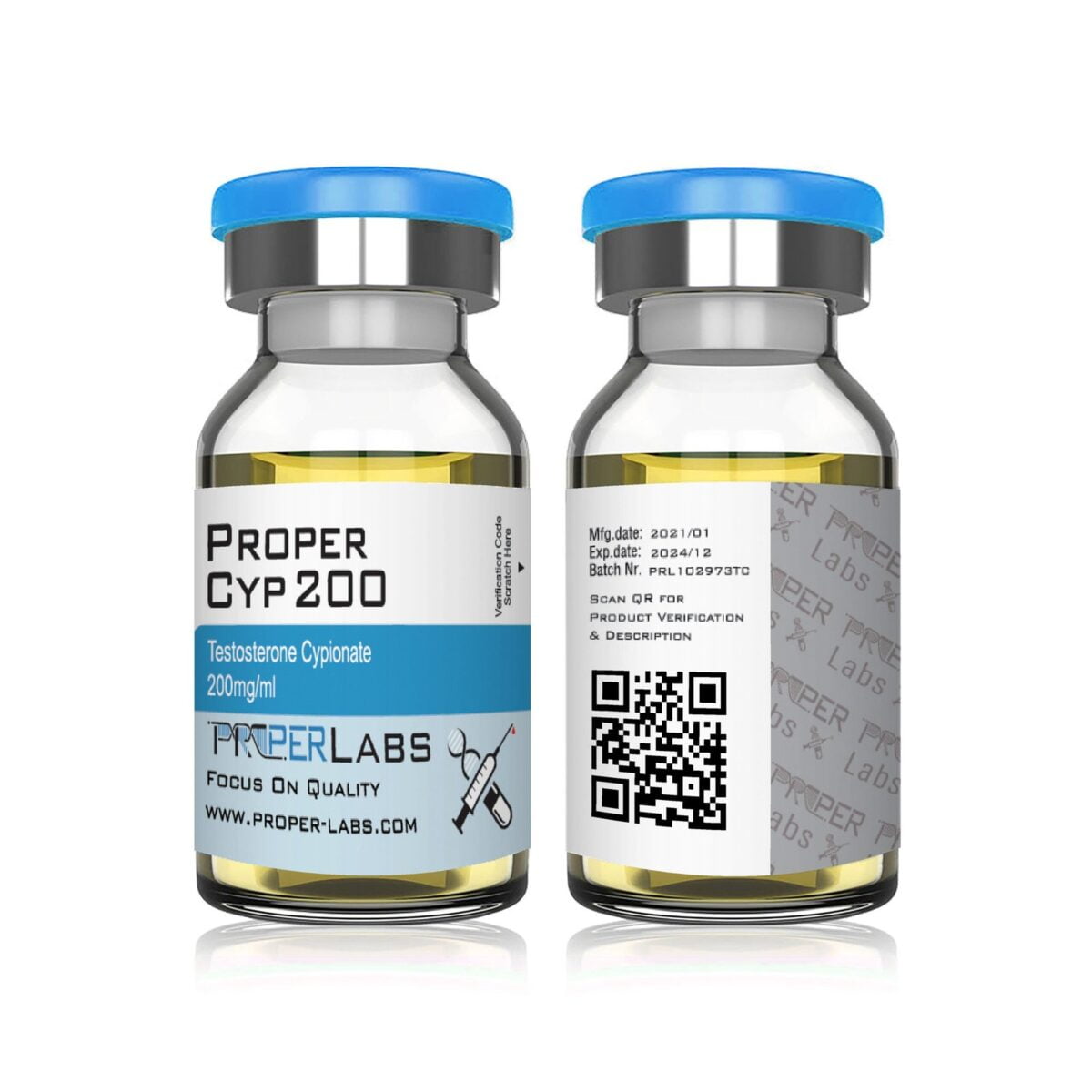 ProperCyp 200mg - Testosterone Cypionate vial 10ml