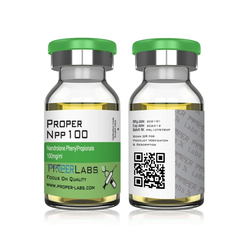 Vial of ProperNPP 100 (Nandrolone Phenylpropionate 100mg) - Proper Labs