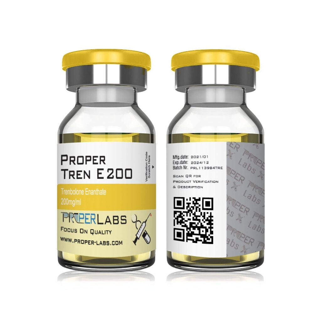 Trenbolone Enanthate 200mg vial by Proper Labs