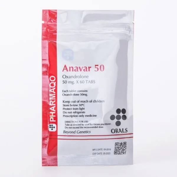 Anavar Oxandrolone 50mg Tablets Sachet PharmaQo Labs