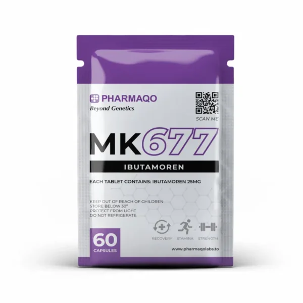 MK677 Ibutamoren SARM sachet made by PharmaQo Labs