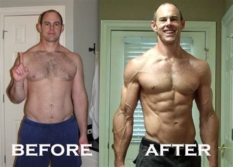 Results Before And After Dianabol Usage In Men Body.