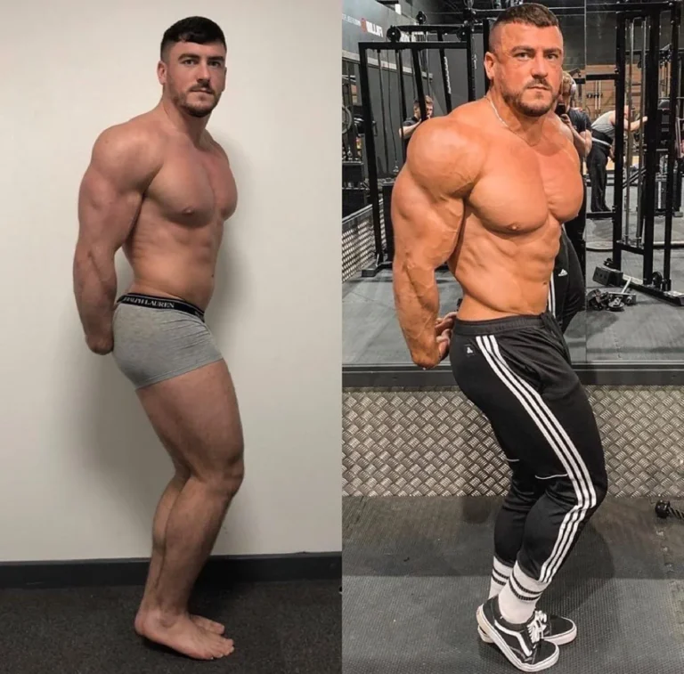 14 Months Hgh Transformation - Before And After Comparison