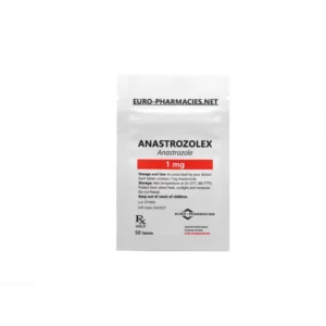 Anastrozolex (Arimidex) 1mg/tab - 50 tab/bag - Euro Pharmacies
