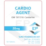 Cardio Agent (Gw501516) - 20Mg/Tab - 50 Tab - Euro Pharmacies