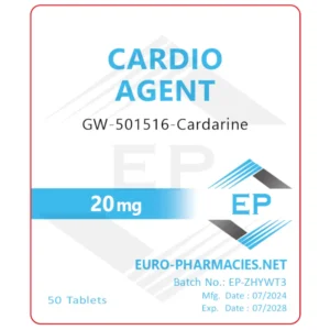 Cardio Agent (GW501516) - 20mg/tab - 50 tab - Euro Pharmacies