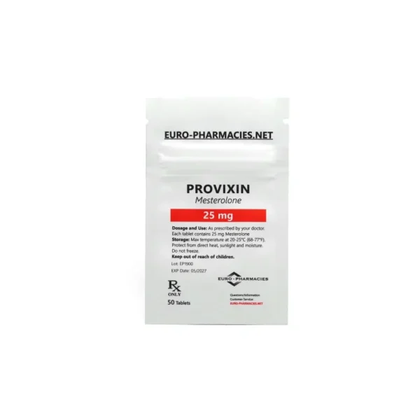 Provixin (Proviron) - 25mg/tab - 50 tab/bag - Euro Pharmacies