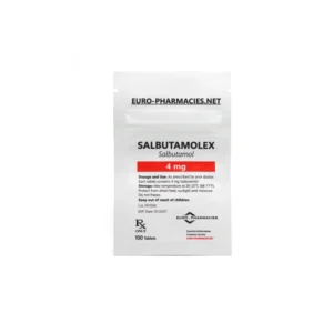 Salbutamolex (salbutamol) - 4mg/tab -100 tab/bag - Euro Pharmacies