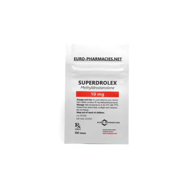 Superdrolex (Methyldrostanolone) - 10mg/tab -100 tab/bag - Euro Pharmacies