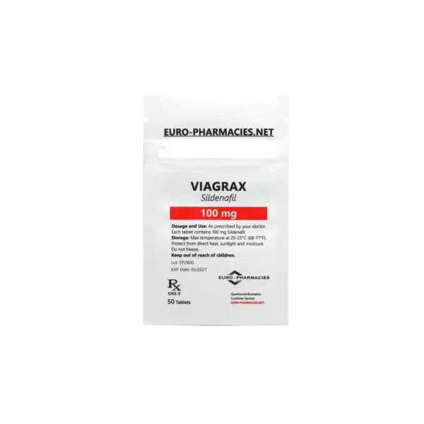 Viagrax (Sildenafil) - 100mg/tab -50 tab/bag