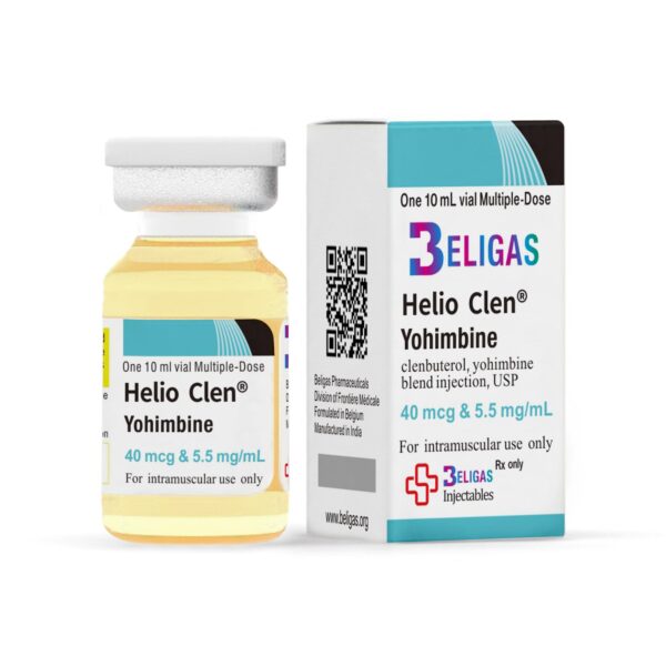 Helio Clen® Yohimbine Clenbuterol 40mcg, Yohimbine 5.5mg, 40mcg & 5.5mg Fat burner - Beligas Beligas Pharmaceutical
