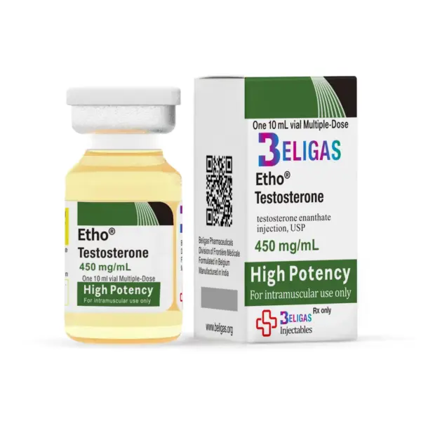 Etho® – Testosterone - Testosterone Enanthate 450mg - Beligas Pharma