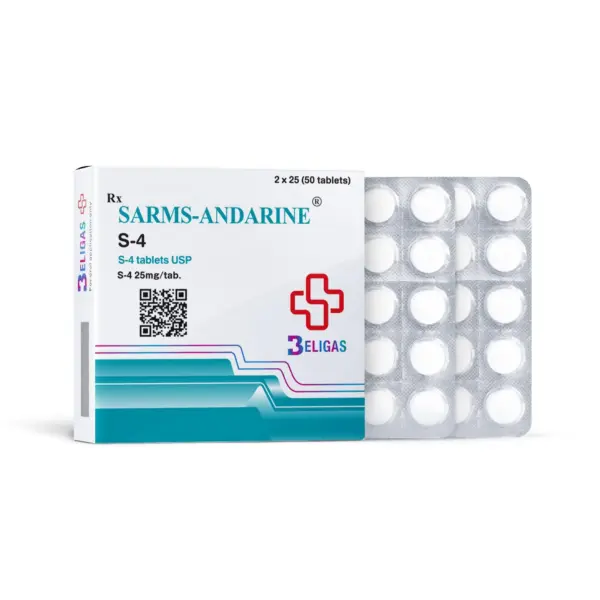 SARMS – ANDARINE S-4 25mg 50 tablets box | Beligas