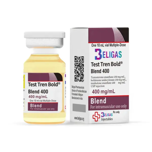 Test Tren Bold® Blend Testosterone Enanthate 150mg, Boldenone Undecylenate 150mg, Trenbolone Enanthate 100mg, 400mg BELIGAS
