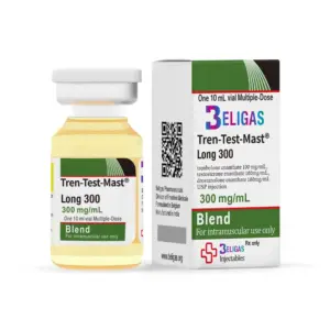 Tren Test Mast® Long Trenbolone Enanthate 100mg, Testosterone Enanthante 100mg Drostanolone 100mg, 300mg - Beligas Pharma USA