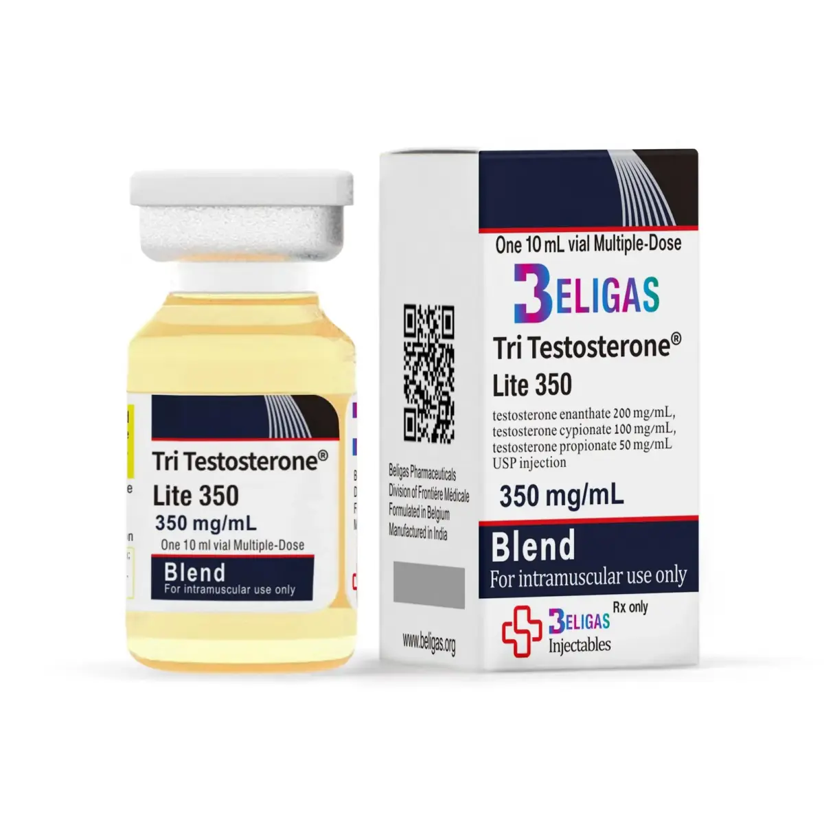 Tri Testosterone® Lite Testosterone Enanthate 200Mg, Testosterone Cypionate 100Mg, Testosterone Propionate 50Mg, 350Mg - Beligas Pharma