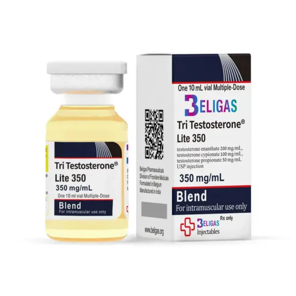 Tri Testosterone® Lite Testosterone Enanthate 200mg, Testosterone Cypionate 100mg, Testosterone Propionate 50mg, 350mg - Beligas Pharma