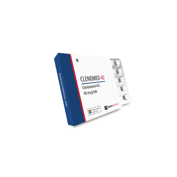CLENOMED 40 Clenbuterol HCL 40mcg/tab - Deus Medical