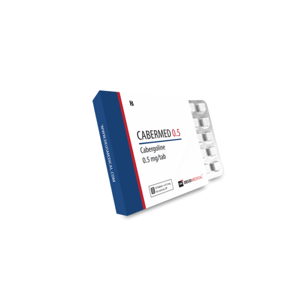 CABERMED 0.5 Cabergoline 0.5mg/50tabs - Deus Medical