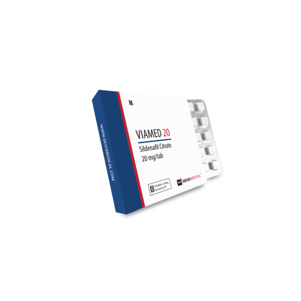 VIAMED 20 Sildenafil Citrate 20mg/50tabs - Deus Medical