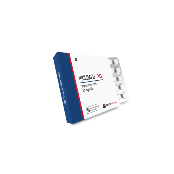 PRILIMED 30 Dapoxetine HCL 30mg/50tabs - Deus Medical